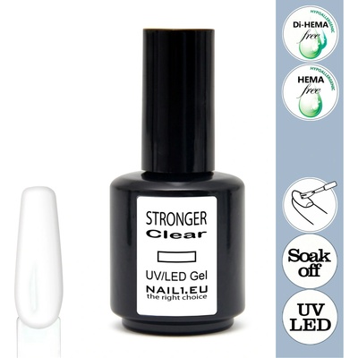 Nail1 Clear Stronger Gel Builder In A Bottle 15 ml