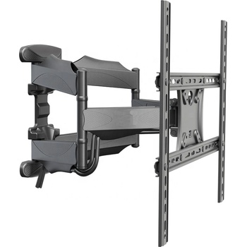 Стойка за телевизор No brand, За стена, С подвижно рамо, До 60", Черен - 17933 (17933)