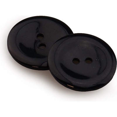 Pro Háčkování Knoflík kulatý plast 15 mm černý