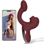 Magic Motion Magic Ponder Licking Dual Stimulation Vibrator App Controlled Red