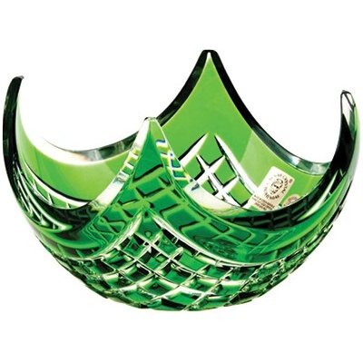 Bohemia Crystal Broušená miska Quadrus 140mm