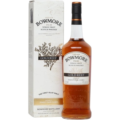 Bowmore Gold Reef 43% 1 l (karton)