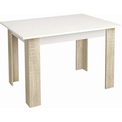 Bogdan Furniture G Разтегателна трапезна маса Мебели Богдан Radina, Дъб сонома/Бял