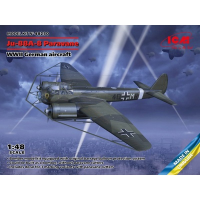 ICM Junkers Ju 88 A 8 Paravane predobjednávka 1:48