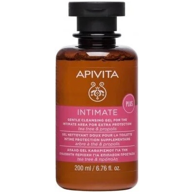 APIVITA Интимен гел Плюс с чаено дърво и прополис , Apivita Intimate Plus Gel Extra Protection 200ml