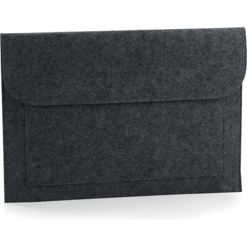 BagBase Plstený obal BG726 Charcoal Melange 41,5 x 28 cm