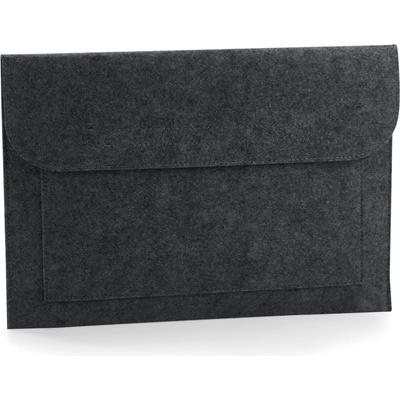 BagBase Plstený obal BG726 Charcoal Melange 41,5 x 28 cm