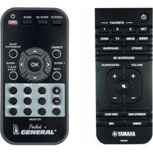GENERAL Yamaha vah0130 - дистанционно управление дубликат (vah0130) Дистанционно