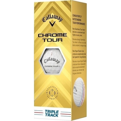 Callaway Chrome Tour Triple Track biele 3 ks