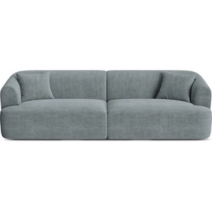 Cosmopolitan Design Тъмносив диван от рипсено кадифе 255 cm Campi - Cosmopolitan Design (COS_4S_266_F1_CAMPI6)