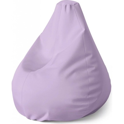 Sedací vak Pear Světle fialová - Sablio - 70 x 95 x 15 cm