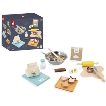 Janod - Игрален дървен комплект - Сладкарска работилница (J06618)