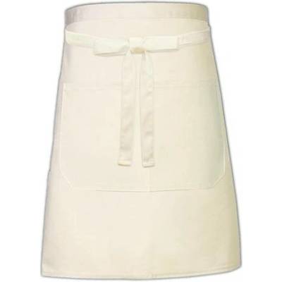 Link Kitchen Wear Pekařská zástěra s kapsou X964T Natural Pantone 7499 90x50cm