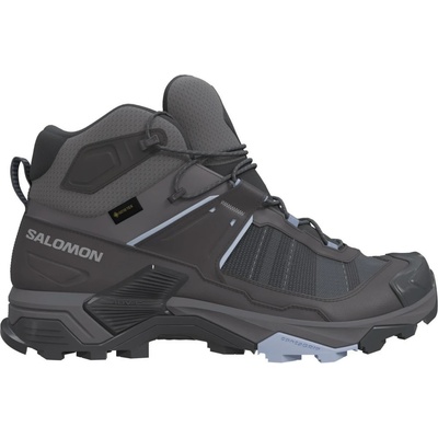 Salomon Дамски туристически обувки Salomon Women's X Ultra 5 Mid GORE-TEX Walking boots - Asphalt / Castlerock / Brunnera Blue - размер 38 2/3 (EU) (119-1005-0615)