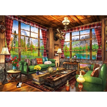 Image 1 of Bluebird Puzzle - Puzzle Davison: Mount Cabin View - 500 piese
