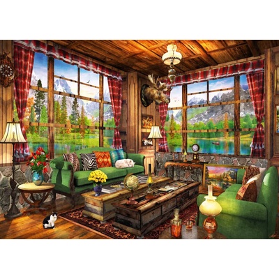 Bluebird Puzzle - Puzzle Davison: Mount Cabin View - 500 piese