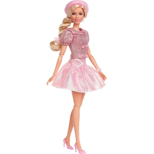 Barbie Кукла Barbie The Movie - С розова рокля и барета (JBJ53)