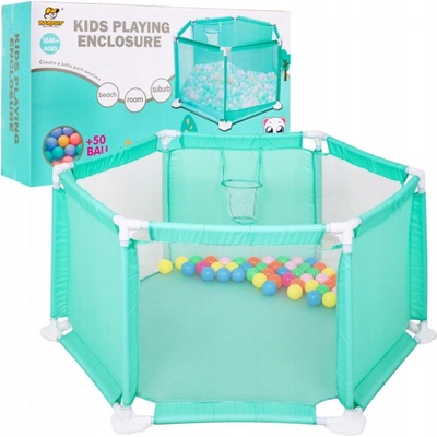 Joko detská ohrádka s basketbalovým košom + 50 loptičiek