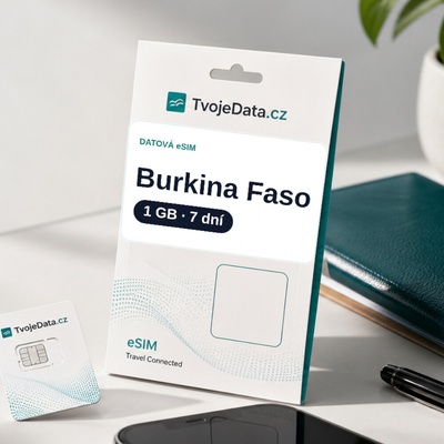 eSIM Burkina Faso 1 GB / 7 dní