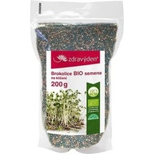 Zdravý den Brokolica semená na klíčenie BIO 200 g