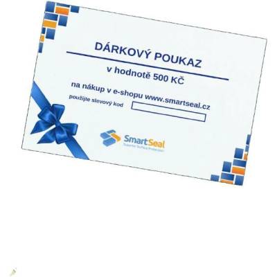 Smartseal Dárkový poukaz v hodnotě 500 Kč