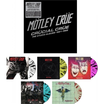MOTLEY CRUE - CRÜCIAL CRÜE - THE STUDIO ALBUMS 1981-1989 - LIMITED EDITION LP BOX LP