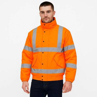 PortWest bunda bomber RIS RT32 Hi-Vis zateplená reflexní oranžová