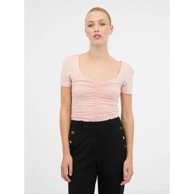 Orsay Светлорозова дамска тениска с къс ръкав ORSAY Orsay | Rozov | ЖЕНИ | S