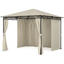 Blumfeldt Mondo, záhradný altánok, párty stan, 295 x 262 x 295, oceľ, polyester, béžový (GDW28-Mondo Beige)