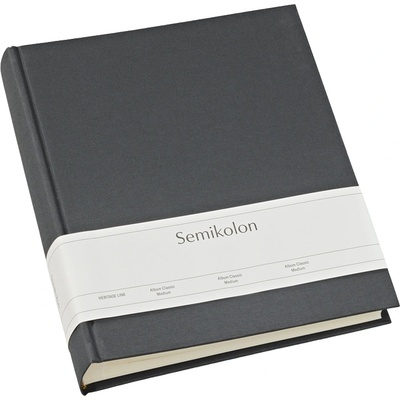 Semikolon Uni Classic албум за снимки, среден, тъмносив (369955)