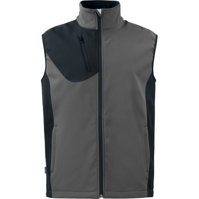 ProJob 3702 softshellvest/Мъжка работна софтшел жилетка - сива xxl (64370207605)