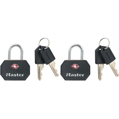Master Lock 4681EURTBLK čierny 2 ks