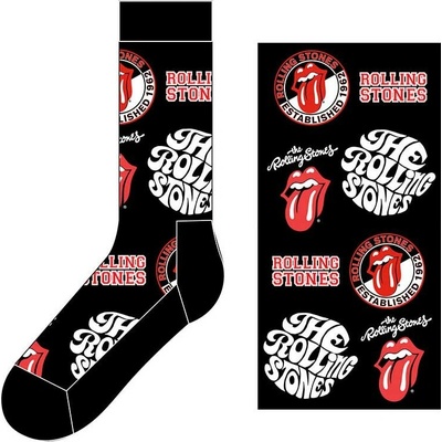 RockOff ponožky Rolling Stones Logos