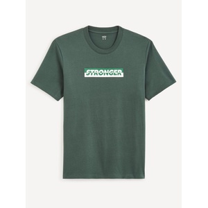 Celio Тъмнозелена мъжка тениска Celio Cefasto Celio | Zelen | МЪЖЕ | S
