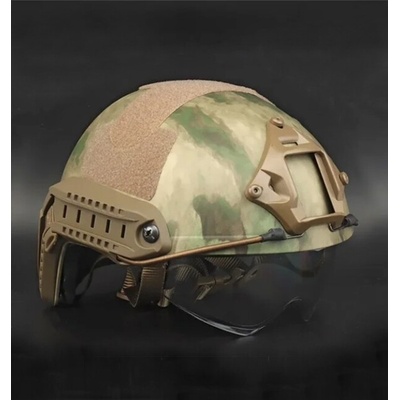 DRAGOWA Tactical Тактическа каска Fast MH с очила Charger, FG (без сертификация) (DRG154.FG)