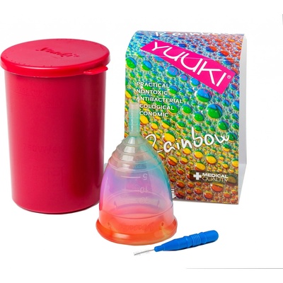 Yuuki Menstruační kalíšek Rainbow Jolly č. 4 Classic