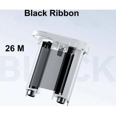 NIIMBOT etikety v roli 76 mm x 26 m černá 1 ks 1EH00029101 univerzální etikety