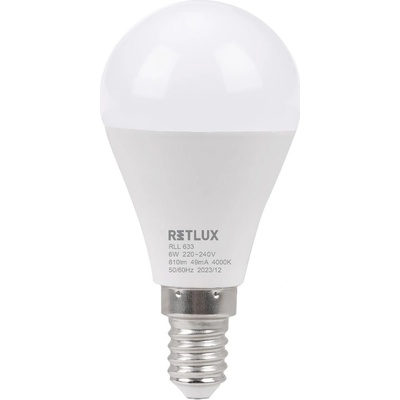 Retlux RLL 633 G45 E14 miniG 6W CW D