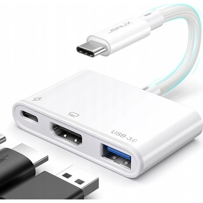 JSAUX Adaptér USB C na HDMI digitální AV Multiport Hub s 4K 60 Hz HDMI – Zboží Živě