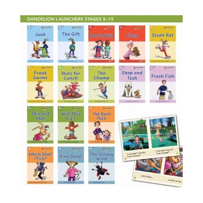 Phonic Books Dandelion Launchers Stages 8-15 Junk Words with Four Sounds CVCC: Decodable Books for Beginner Readers Words with Four Sounds CVCC