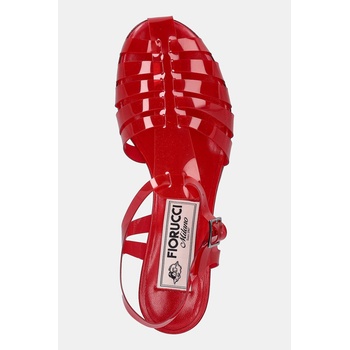 Fiorucci Обувки с тънък ток Fiorucci Jelly Kitten Heels в червено W02SMASH415PT02RD01 (W02SMASH415PT02RD01)