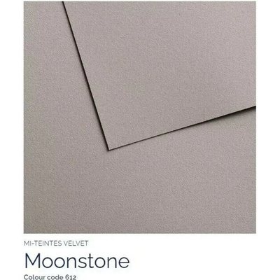 Canson Mi-Teintes VELVET sametový pastel papír 430g 50x65 varianty 612 Light Grey