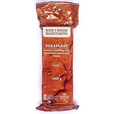 Samotvrdnúca keramická modelovacia hmota Keraplast 1000g - terakota