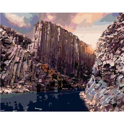 zuty Malování Podle Čísel Úžasná Krajina Na Islandu 80 x 100 Cm Plátno Rám