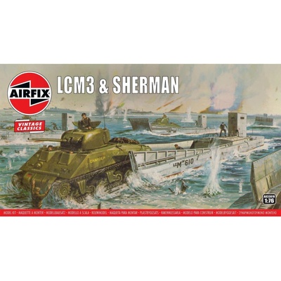 Airfix Classic Kit VINTAGE A03301V LCM3 Sherman 1:76