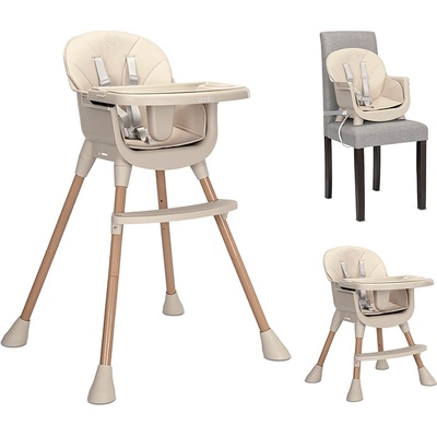Lorelli СТОЛ ЗА ХРАНЕНЕ 3 В 1 vanilla beige (10100572507)