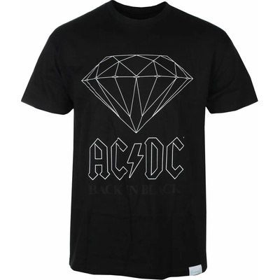 DIAMOND мъжка тениска DIAMOND х AC/DC - Back In Black - BLK_C20DMPA501