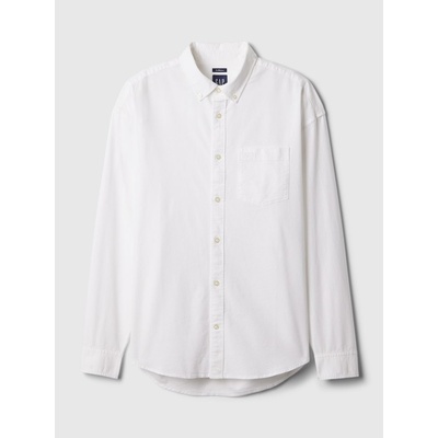 Gap košile oxford standard fit bílá
