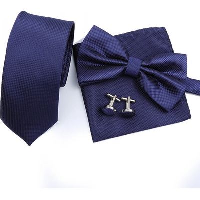 Decofashion Set s kravatou v námořnické modré barvě