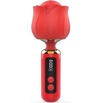 Guilty China Мини вибро масажор и стимулатор "luxury red bloom" 12.6 см